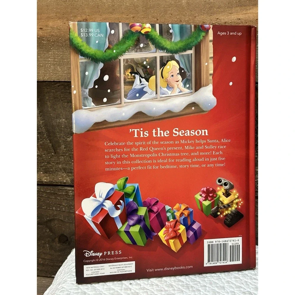 Disney 5-Minute Christmas Stories: By Disney Book Group 2016 for children age 3+